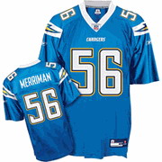 San Diego Chargers56# S. Merriman baby blue