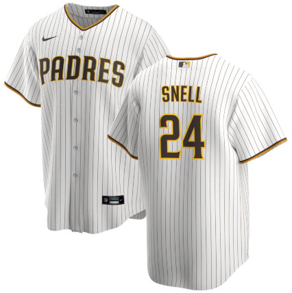 San Diego Padres #24 Blake Snell Coolbase White Jersey