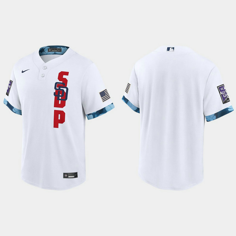 San Diego Padres 2021 Mlb All Star Game Fan's Version White Jersey