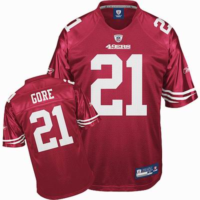 San Francisco 49ers #21 Frank Gore Team Color Jersey NEW FOR 2009