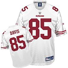 San Francisco 49ers #85 Vernon Davis White