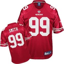San Francisco 49ers #99 Aldon Smith Red Jersey