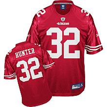 San Francisco 49ers 32# Kendall Hunter red Color Jersey