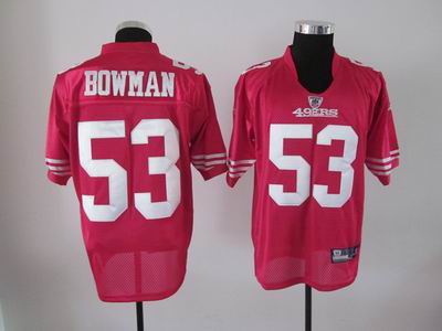 San Francisco 49ers 53 NaVorro Bowman Red jerseys