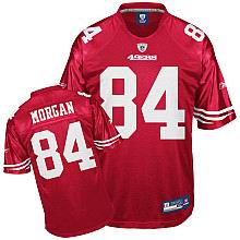 San Francisco 49ers 84# Josh Morgan red Color Jersey