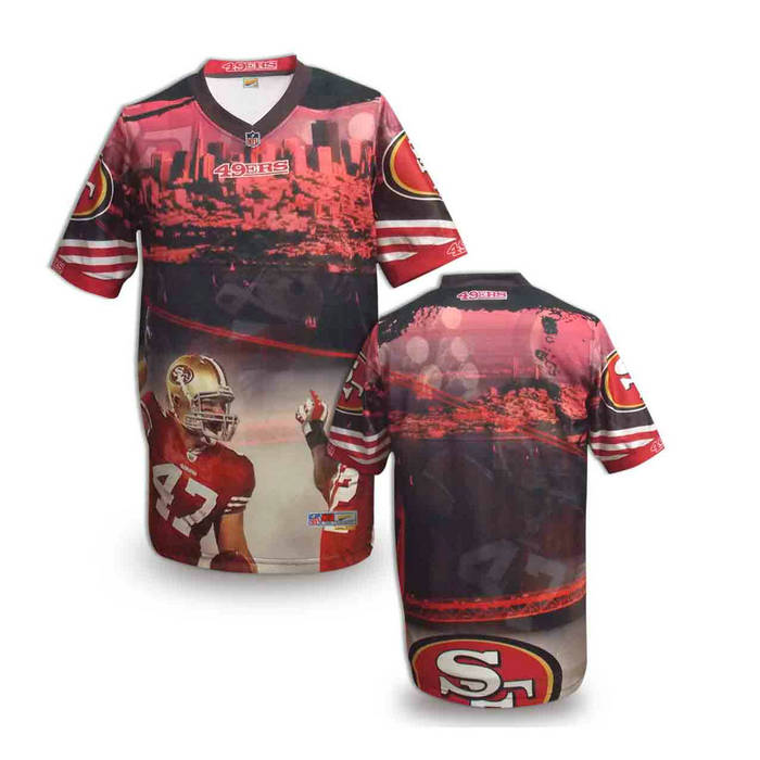 San Francisco 49ers Jerseys Blank fashion jerseys(9)