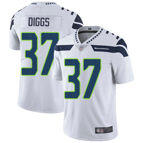 Seahawks #37 Quandre Diggs White Men's Stitched Football Vapor Untouchable Limited Jersey