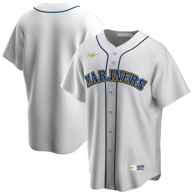 Seattle Mariners Nike Home Cooperstown Collection Team MLB Jersey White