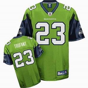 Seattle Seahawks #23 Marcus Trufant Green Jerseys