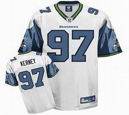 Seattle Seahawks #97 Patrick Kerney Jerseys white