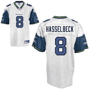 Seattle Seahawks 8# Matt Hasselbeck white