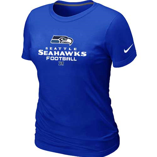 Seattle Seahawks Blue Women's Critical Victory T-Shirt