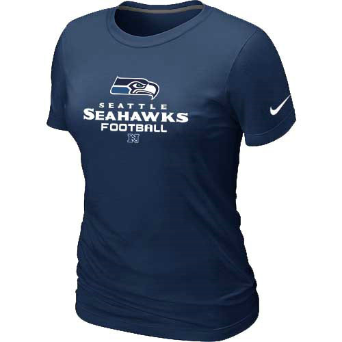 Seattle Seahawks D.Blue Women's Critical Victory T-Shirt
