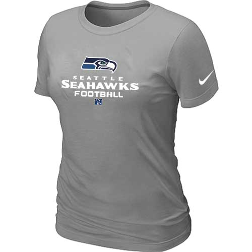 Seattle Seahawks L.Grey Women's Critical Victory T-Shirt