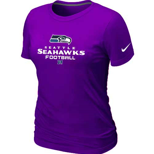 Seattle Seahawks Purple Women's Critical Victory T-Shirt