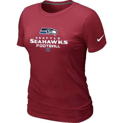 Seattle Seahawks Red Women's Critical Victory T-Shirt