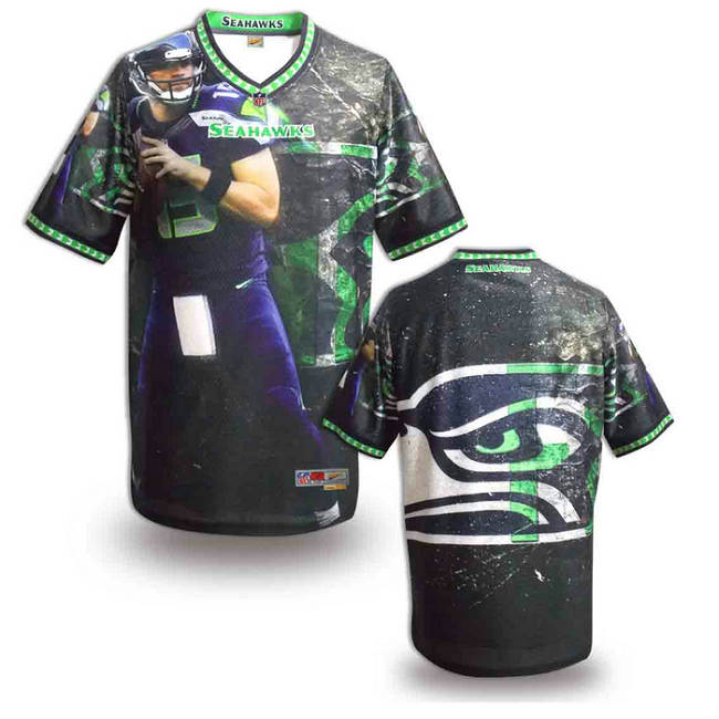 Seattle Seahawks blank fashion NFL jerseys(12)