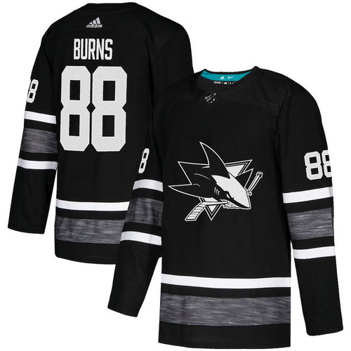 Sharks #88 Brent Burns Black Authentic 2019 All-Star Stitched Hockey Jersey