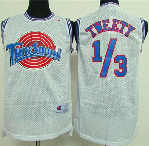 Space Jam Tune Squad Tweety White Basketball Jersey