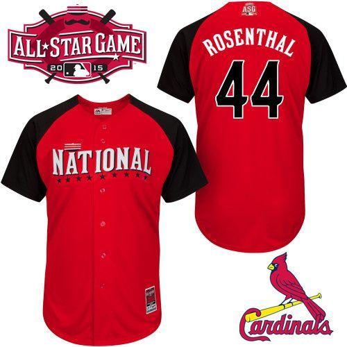 St. Louis Cardinals 44 Trevor Rosenthal Red 2015 All-Star National League Baseball jersey