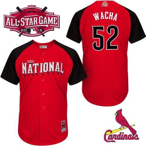 St. Louis Cardinals 52 Michael Wacha Red 2015 All-Star National League Baseball jersey