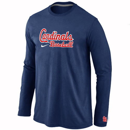 St. Louis Cardinals Long Sleeve T-Shirt D.Blue