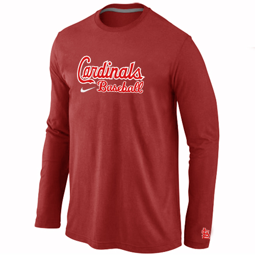 St. Louis Cardinals Long Sleeve T-Shirt RED