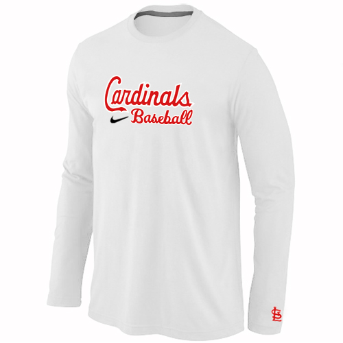 St. Louis Cardinals Long Sleeve T-Shirtwhite