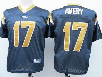 St. Louis Rams #17 Donnie Avery Jerseys team color blue