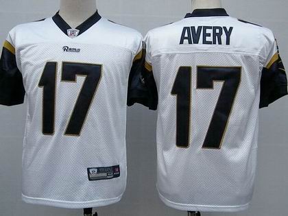 St. Louis Rams #17 Donnie Avery Jerseys white