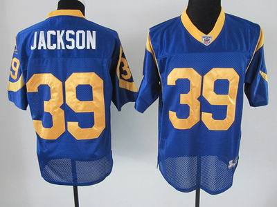 St. Louis Rams #39 jackson 2011 new blue Football jerseys