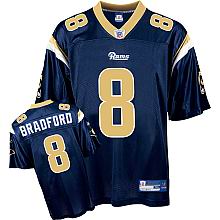St. Louis Rams #8 Sam Bradford Team Color blue Jersey