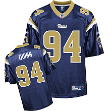 St. Louis Rams 94# Robert Quinn blue Team Color Jersey