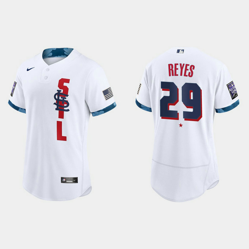 St.Louis Cardinals #29 Alex Reyes 2021 Mlb All Star Game Authentic White Jersey