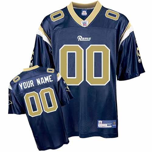 St Louis Rams Customized Team Color Jersey