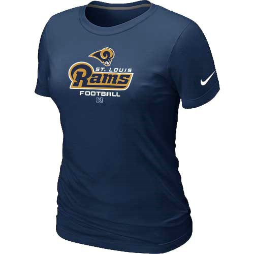 St.Louis Rams D.Blue Women's Critical Victory T-Shirt