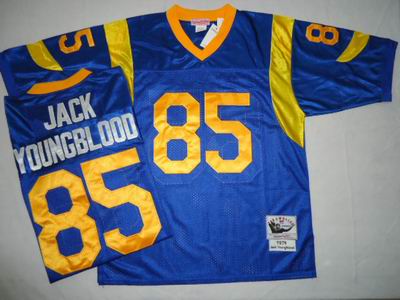 St.Louis Rams Jerseys #85 Jack Youngblood blue throwback