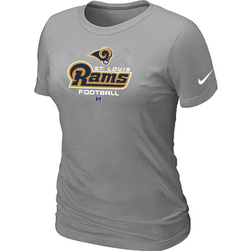 St.Louis Rams L.Grey Women's Critical Victory T-Shirt