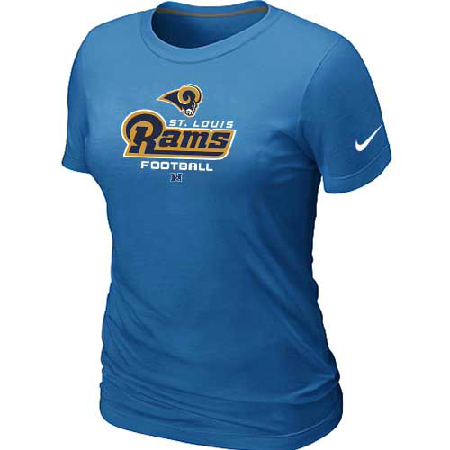 St.Louis Rams L.blue Women's Critical Victory T-Shirt