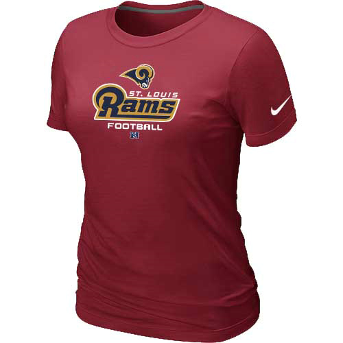 St.Louis Rams Red Women's Critical Victory T-Shirt