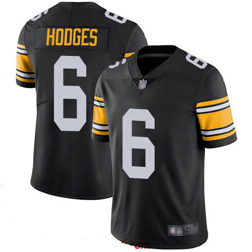 Steelers #6 Devlin Hodges Black Alternate Men's Stitched Football Vapor Untouchable Limited Jersey