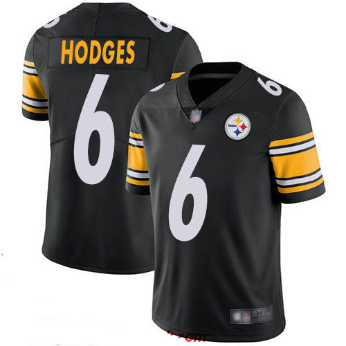 Steelers #6 Devlin Hodges Black Team Color Men's Stitched Football Vapor Untouchable Limited Jersey