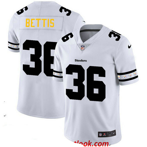 Steelers 36 Jerome Bettis White 2019 New Vapor Untouchable Limited Jersey