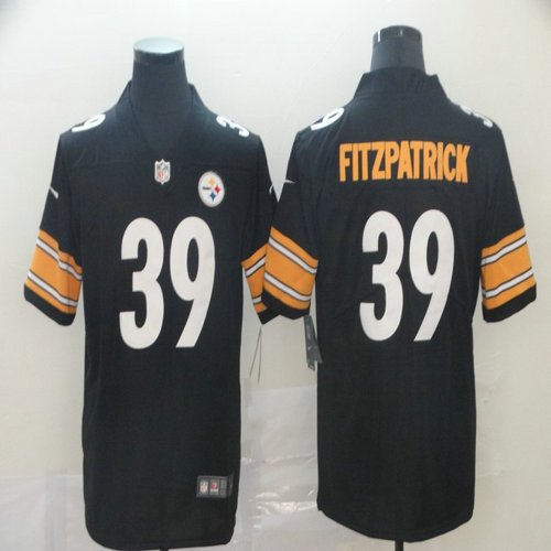 Steelers 39 Minkah Fitzpatrick Black Vapor Untouchable Limited Jersey