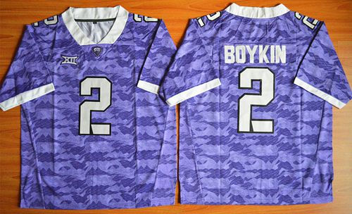TCU Horned Frogs 2 Trevone Boykin Purple NCAA Jersey