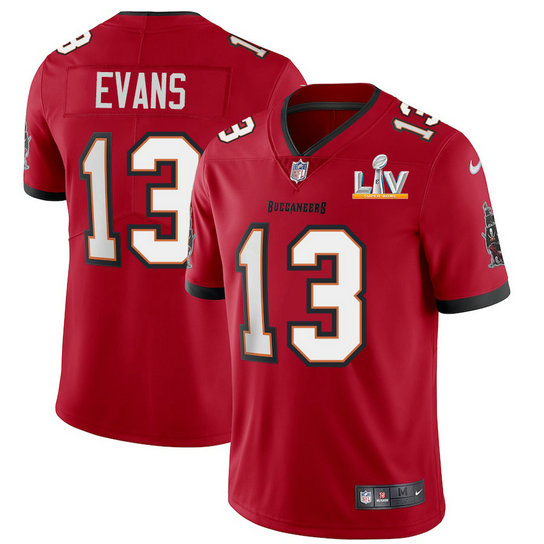 Tampa Bay Buccaneers #13 Mike Evans Youth Super Bowl LV Bound Nike Red Vapor Limited Jersey
