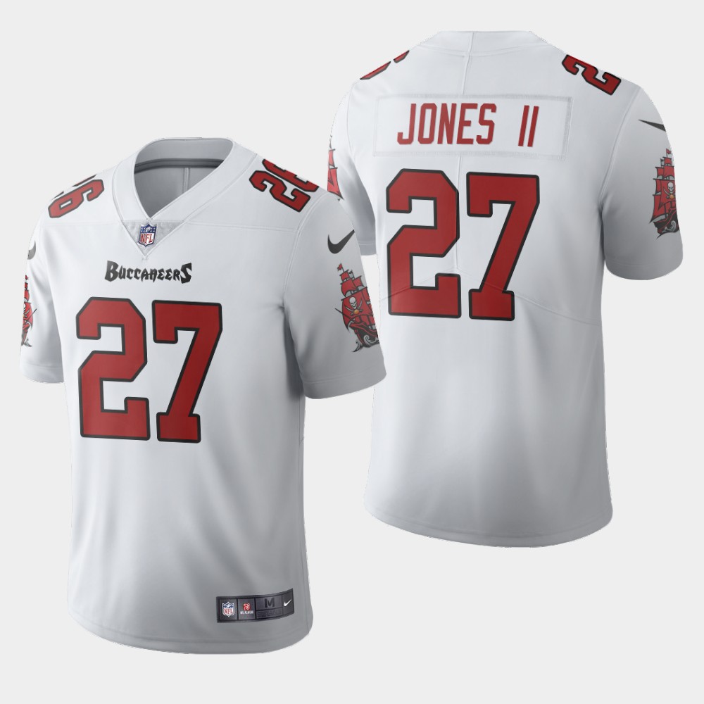 Tampa Bay Buccaneers #27 Ronald Jones II White Men's Nike 2020 Vapor Limited NFL Jersey