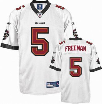 Tampa Bay Buccaneers #5 Josh Freeman White jerseys