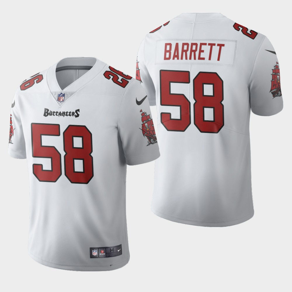 Tampa Bay Buccaneers #58 Shaquil Barrett White Men's Nike 2020 Vapor Limited NFL Jersey