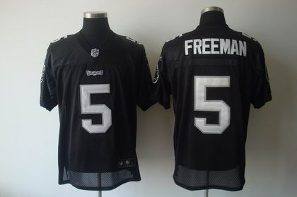 Tampa Bay Buccaneers 5# Josh Freeman full black Jersey
